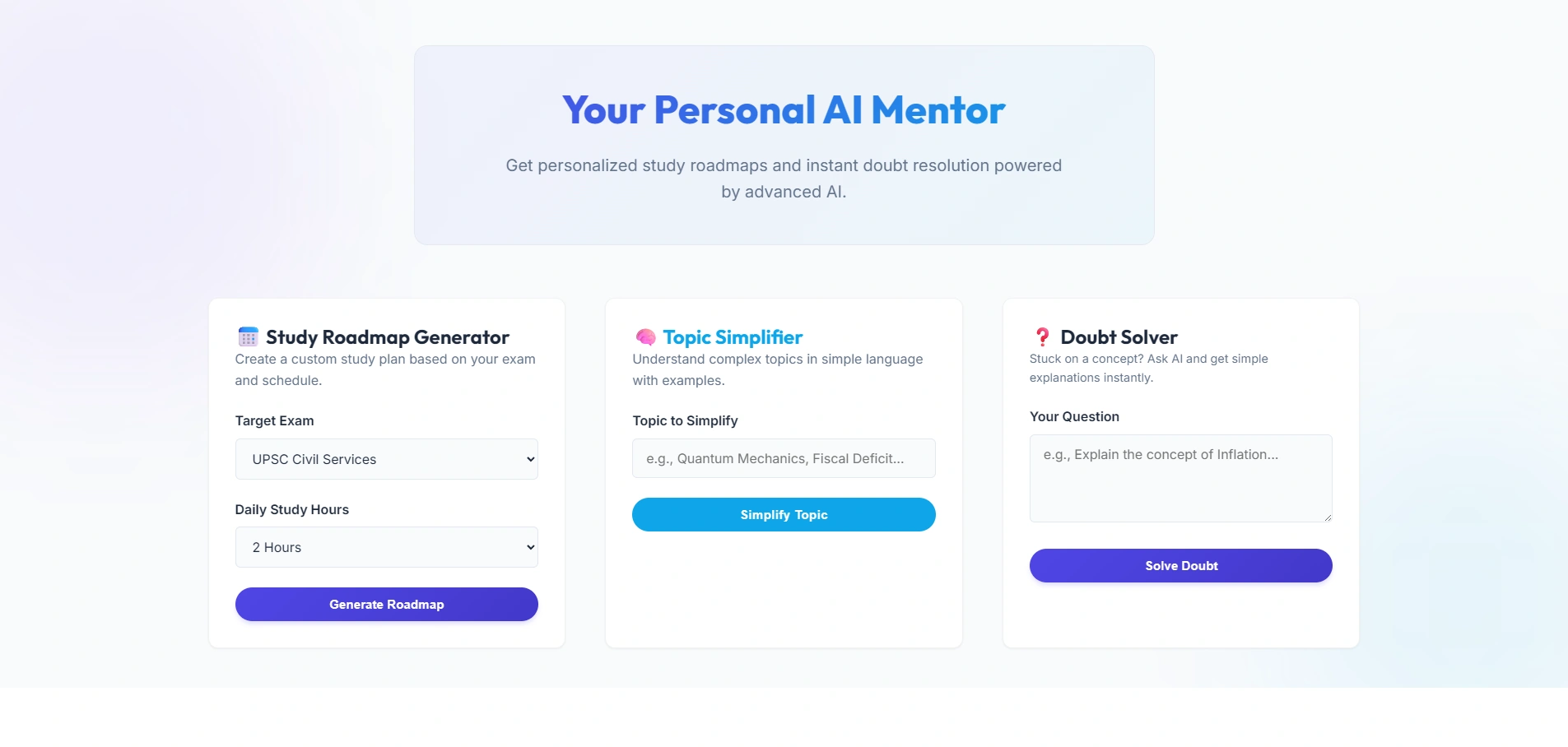Examarth project screenshot 3